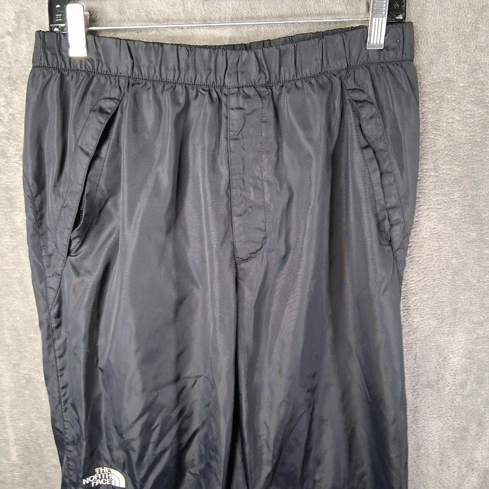The North Face Antora Rain Pants Men Size Medium Black Relaxed Fit Ankle Zip
